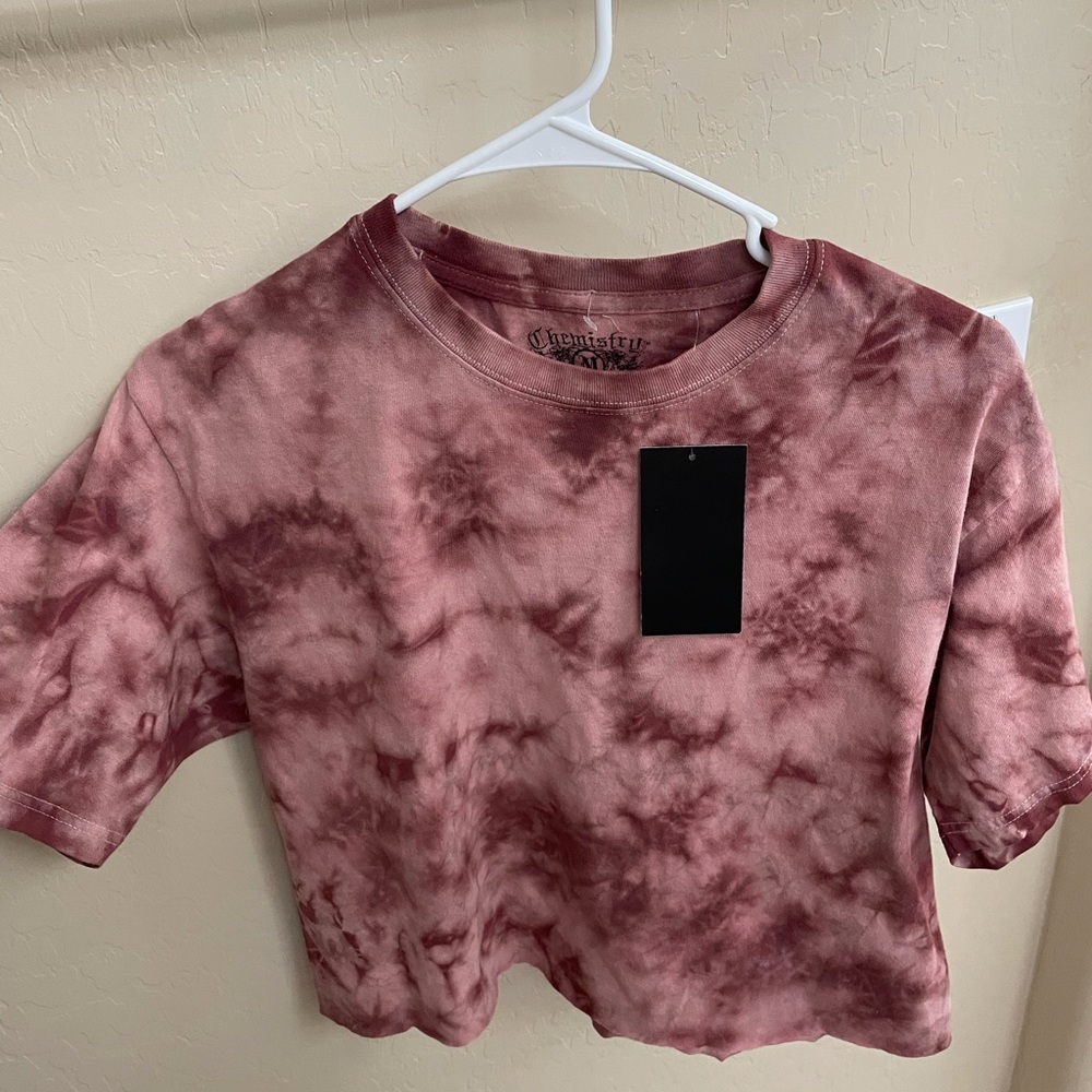pink/mauve tie dye t-shirt